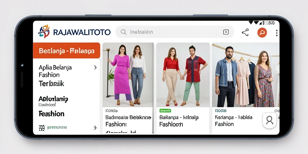 Antarmuka aplikasi RAJAWALITOTO yang modern dan user-friendly.