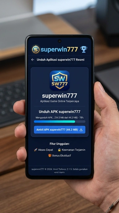 Tampilan halaman APK superwin777
